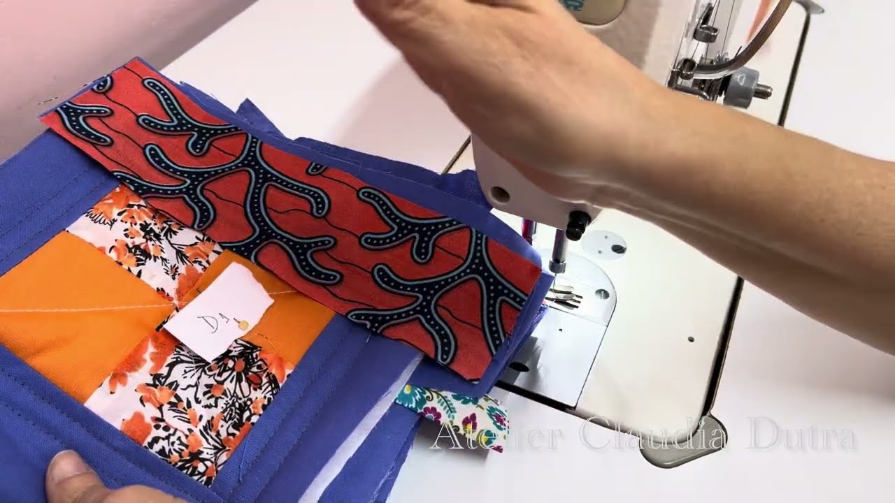 Manta dupla face, muito fácil de fazer. #4patch #retalhos 