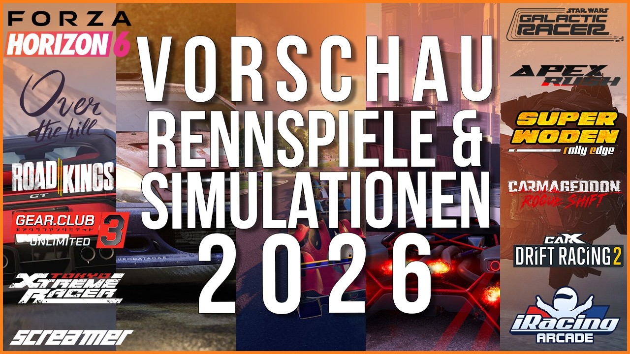 2026 wird ein richtig gutes Jahr für Rennspiele und Simulationen - Vorschau