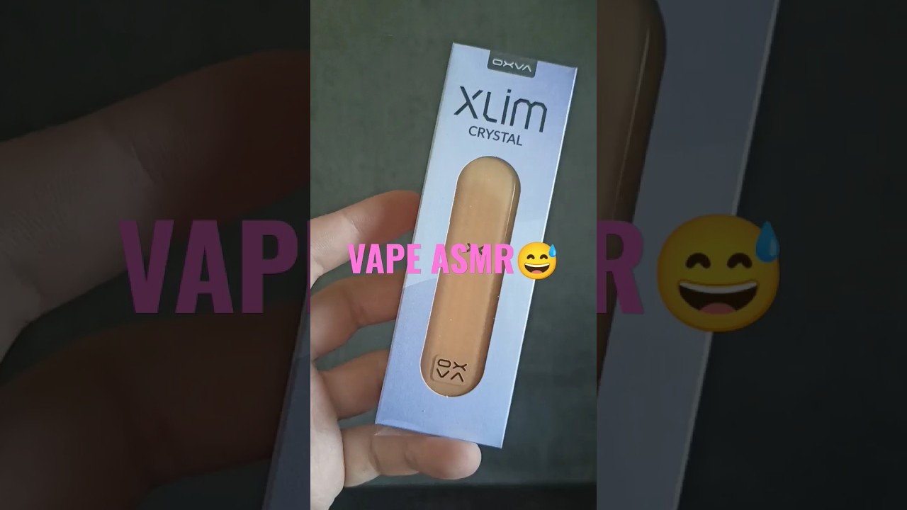 Стильный маленький POD Oxva xlim crystal порадовал #vape #disposableecig #asmr #одноразка #топ