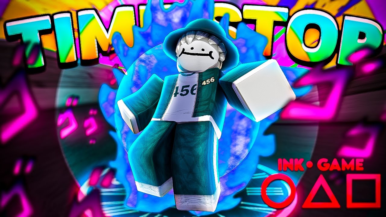 USE TIME STOP EN INK SQUID GAMES Y ESTA ROTOOO