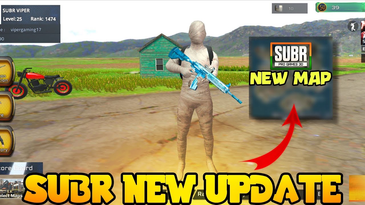 Subr New Update | Subr new update 2025 | Subr New map | Subr Online mode | Subr Pubg lite map 