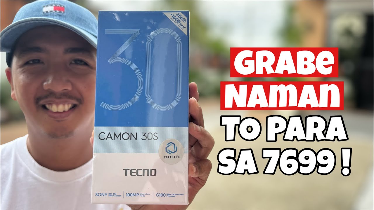 Tecno Camon 30s Unboxing Review - Mas okay to kay INFINIX HOT 50 PRO+
