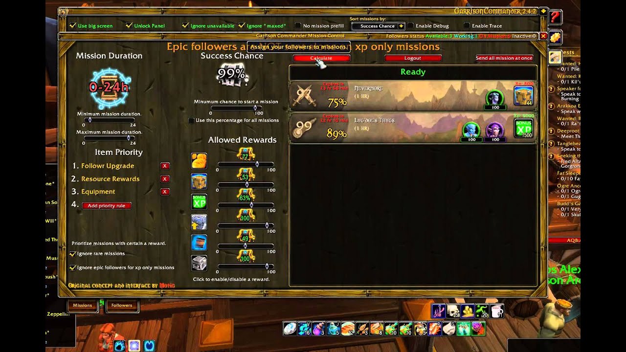 Garrison Commander Wow Addon
