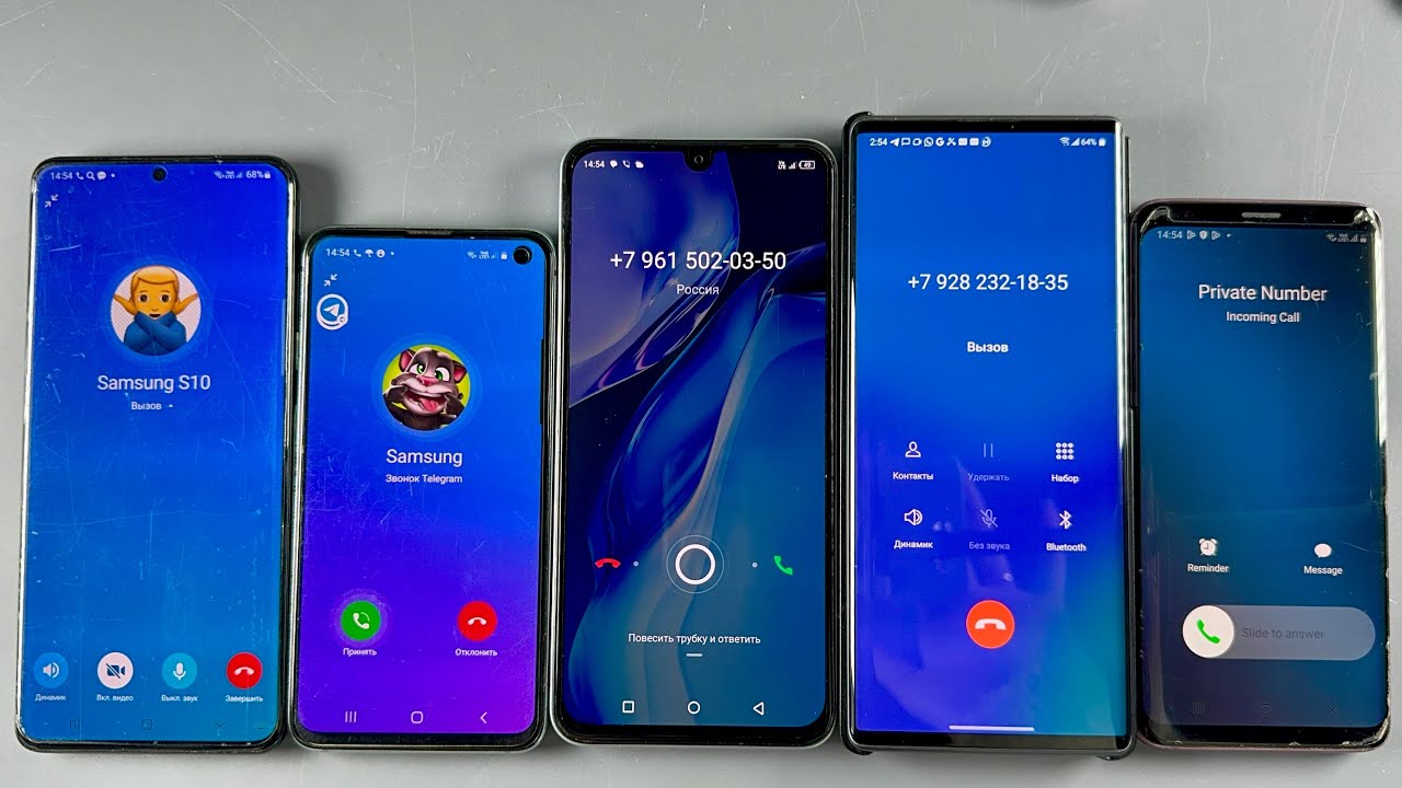 Outgoing Calls and Fake Call Samsung S9 Phone/ Samsung S10e , Samsung S20+ and LG Wing , Infinix