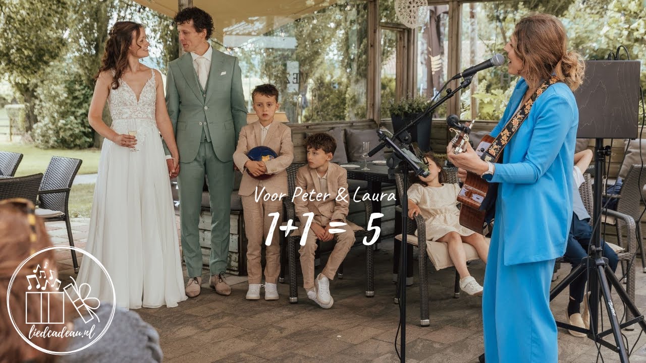 1+1 = 5 (voor Laura & Peter) | Lied op maat voor bruiloft - Liedcadeau