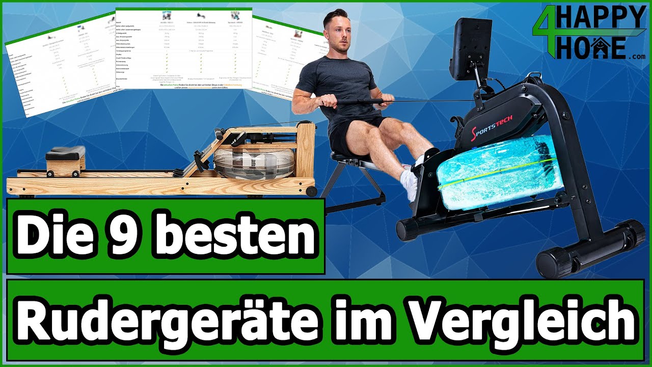 Rudergerät kaufen für 2021 ➡️ Die 9 besten Rudergeräte im Vergleich [3 Preisklassen]