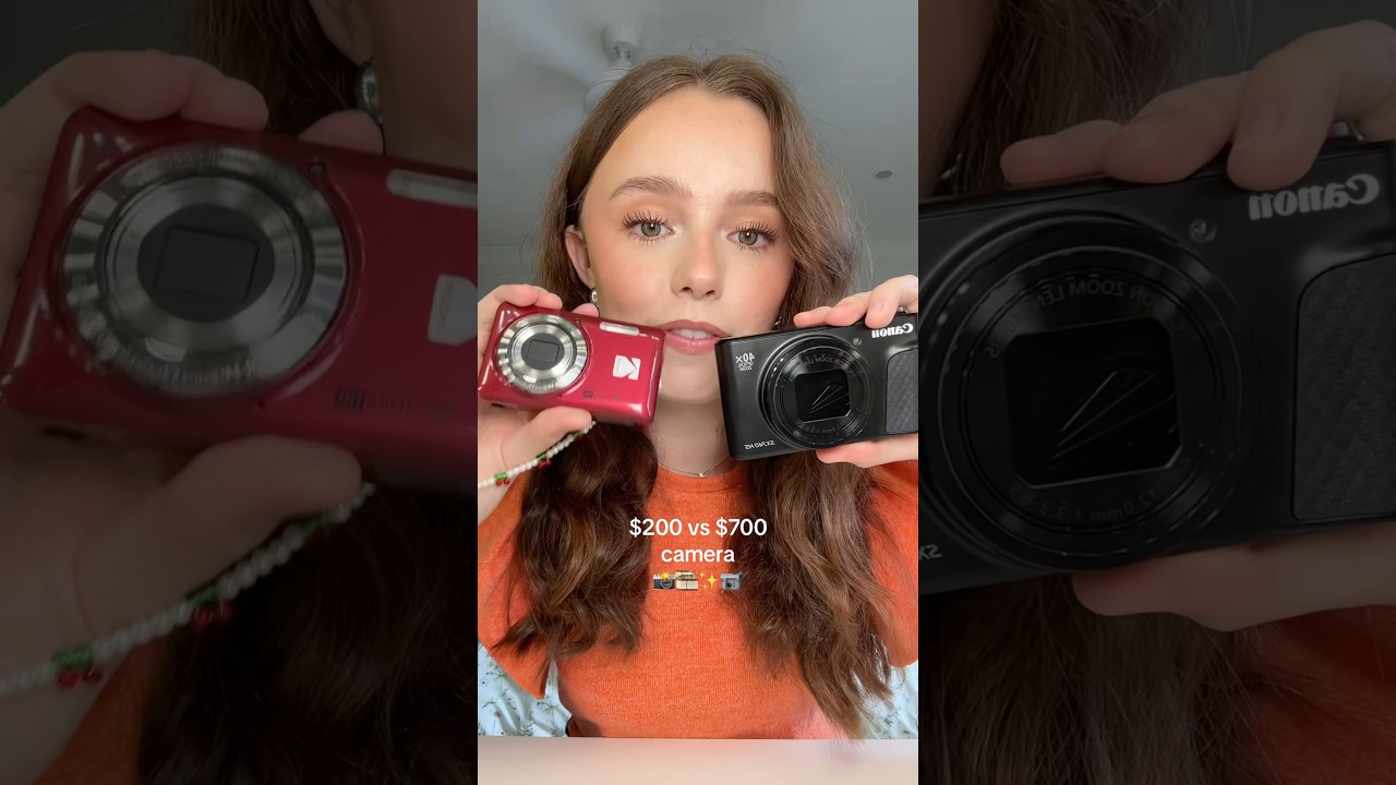 $200 vs $700 CAMERA📸🎞️#canoncamera #canonpowershot #canon #kodak #camera #digitalcameras #digicam