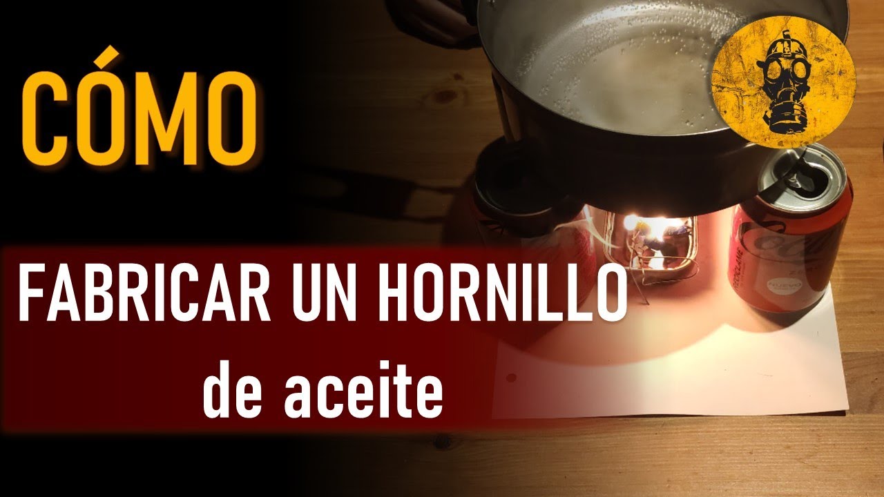 C&oacute;mo HACER un 🔥HORNILLO CASERO DE ACEITE para cocinar de forma F&Aacute;CIL✅