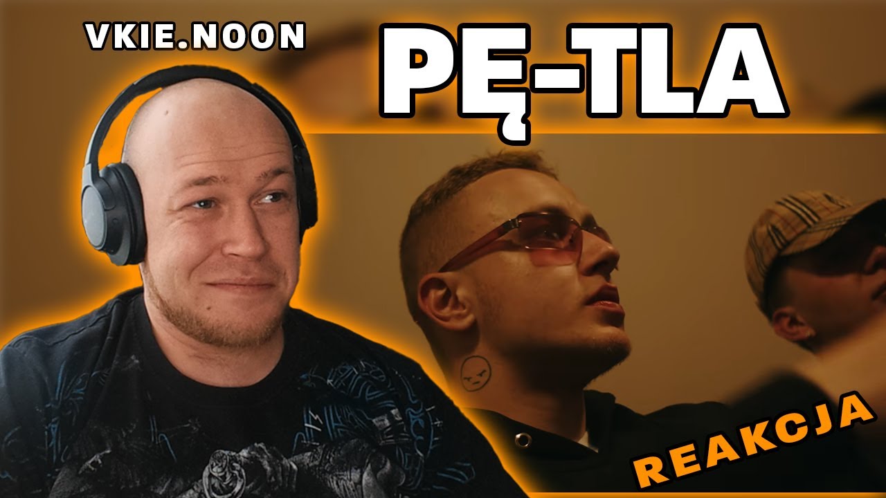 Metal słucha rapu - VKIE.NOON - PĘ-TLA🔴REAKCJA LIVE