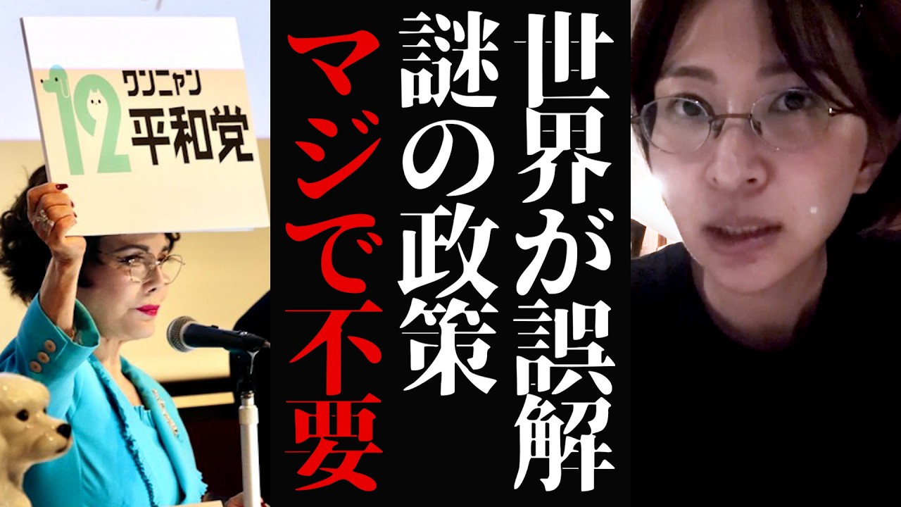 【さとうさおり】本当に必要ない&hellip;ワンニャン平和党の政策で、世界に日本が犬猫食の文化があるかのような誤解を与えかねないです