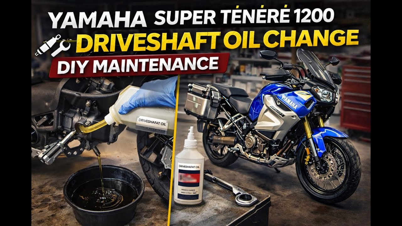 Yamaha Super Tenere 1200 – Driveshaft Oil Change DIY Maintenance