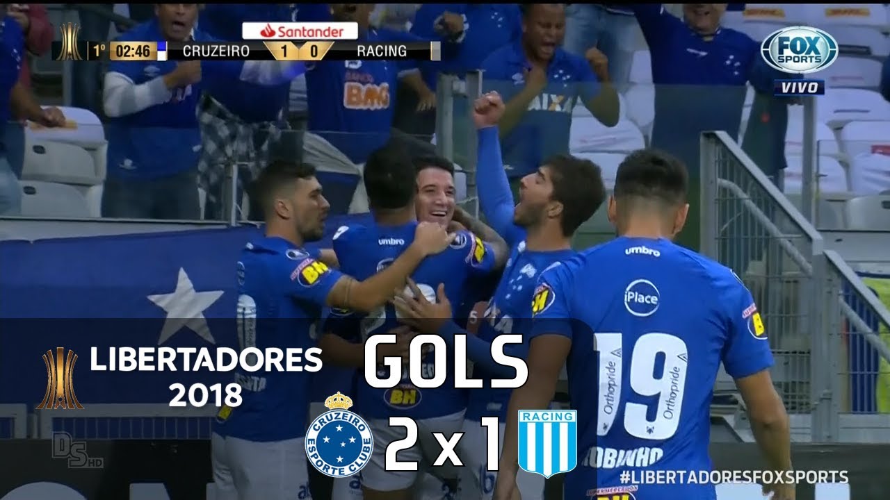 Cruzeiro 2 x 1 Racing (ARG) - Libertadores 2018 - Fox Sports HD⁶⁰
