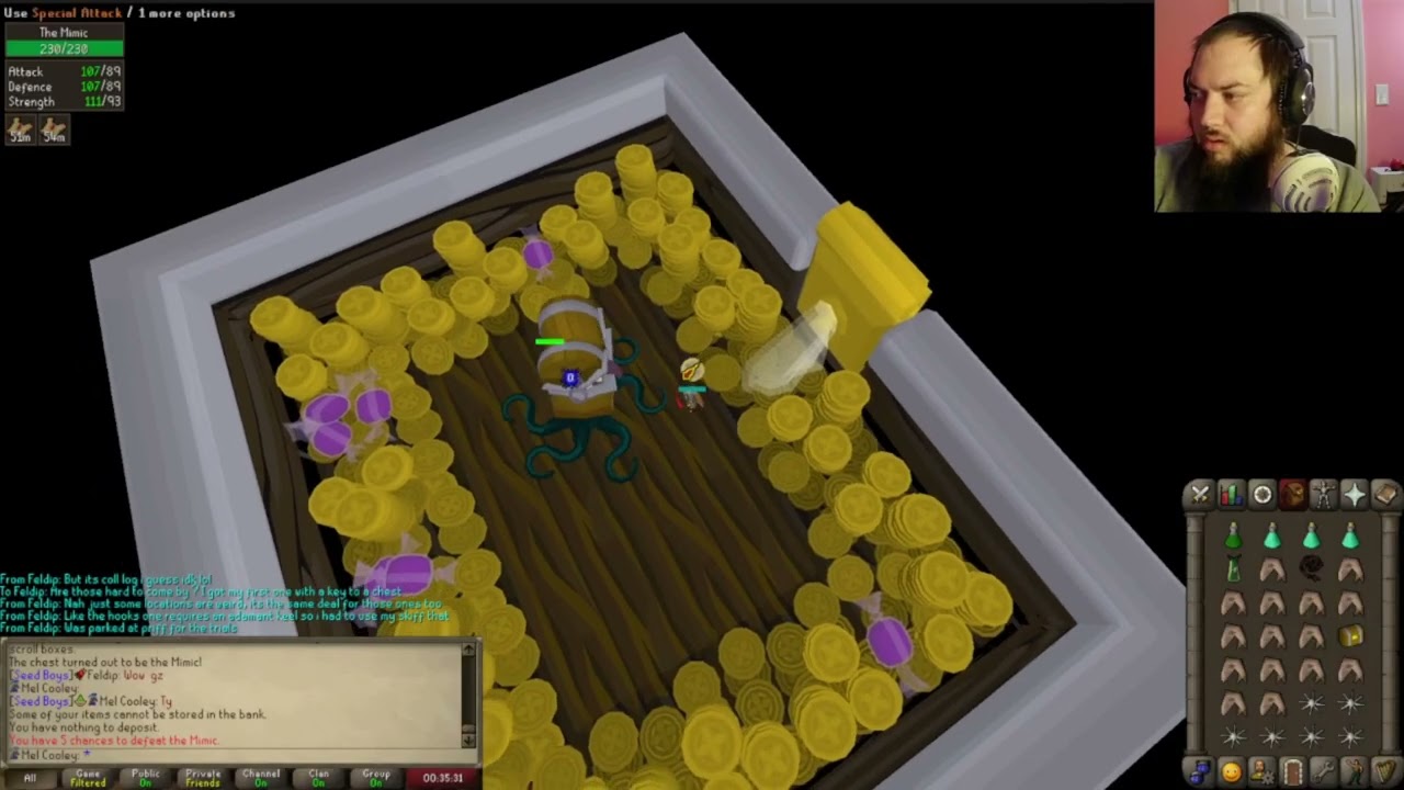 Открываем элитные сундуки, чтобы получить маску Чёрного Дракона! OSRS