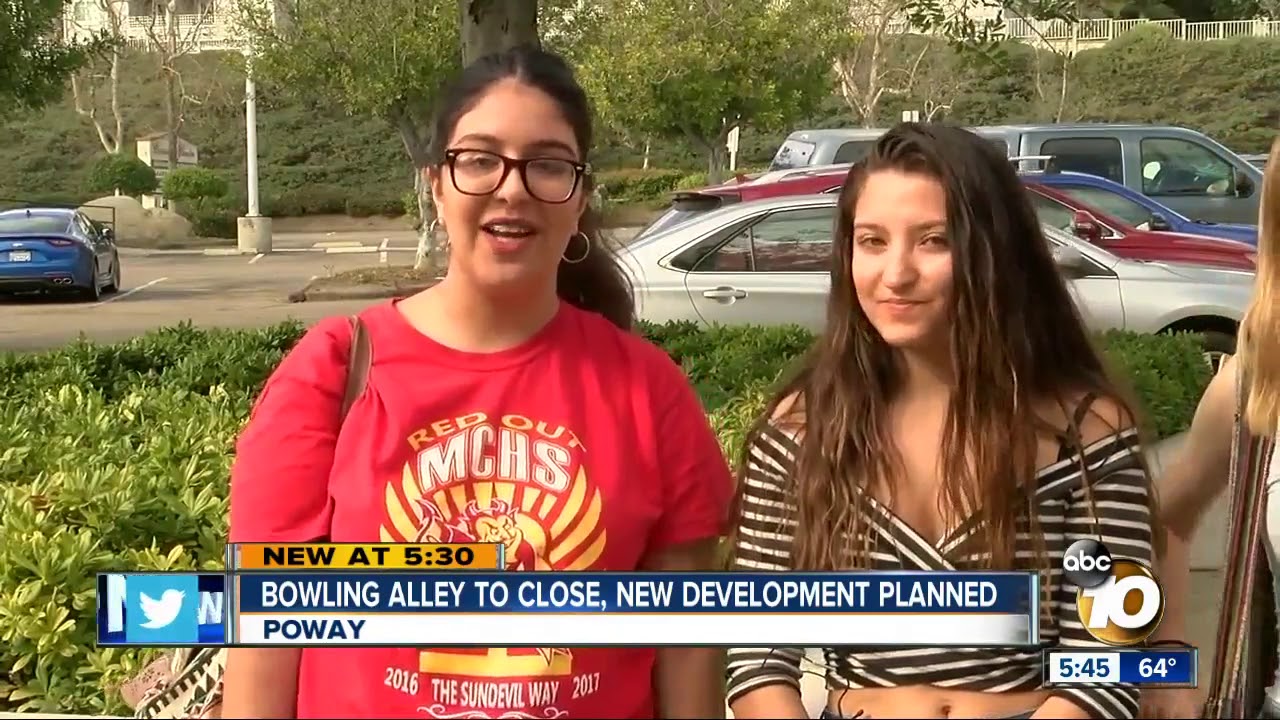 Poway bowling alley to close
