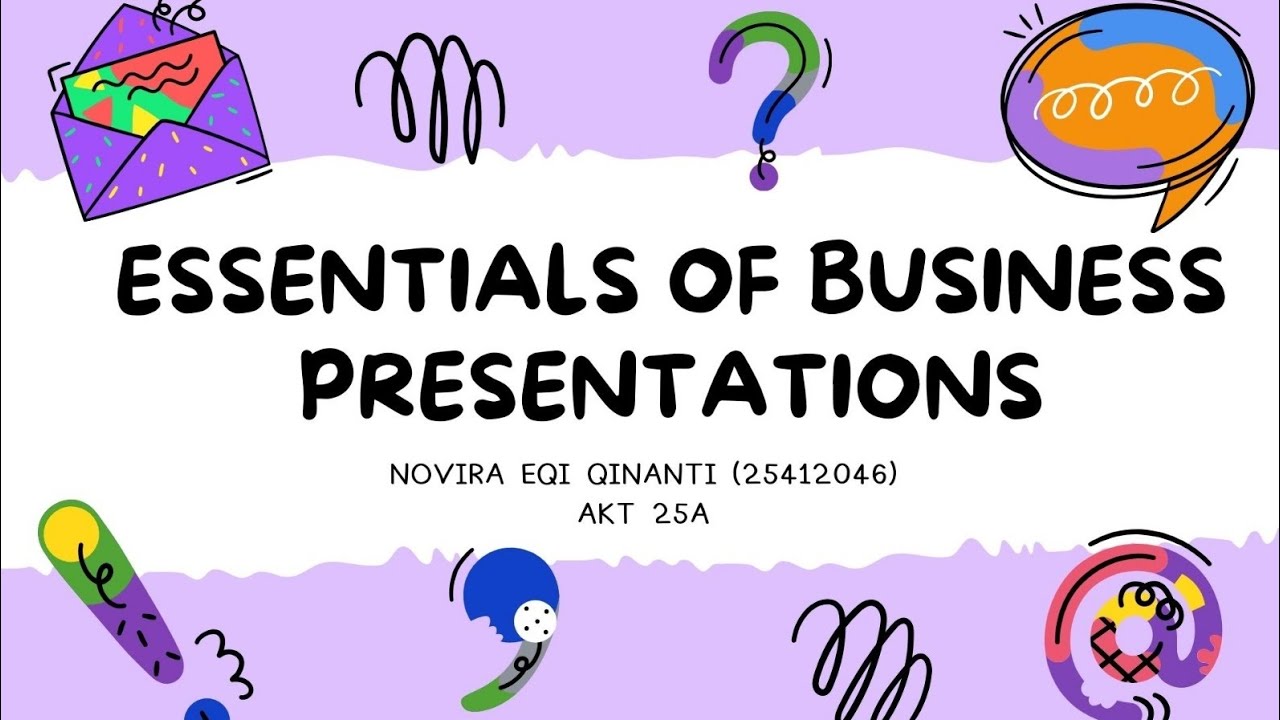 Essentials of Business Presentations || Business Communication