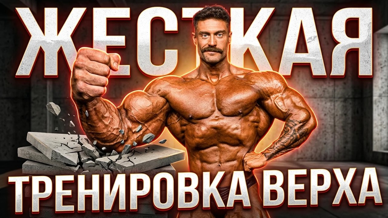 ТРЕНИРОВКА ГРУДИ И СПИНЫ ОТ КРИСА БАМСТЕДА