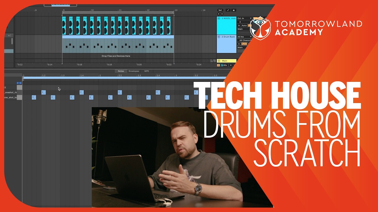 How to Make Tech House Drums from Scratch | Tech House Production Tutorial