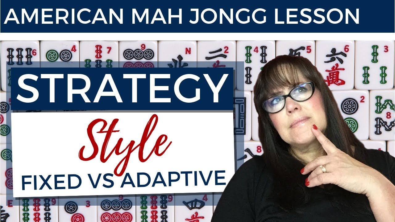 American Mah Jongg Lesson Strategy Style (mock card)