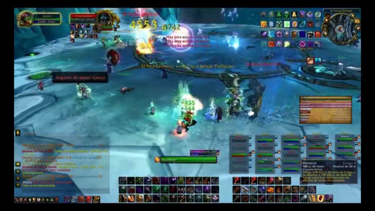 Santo Grial Rey Exánime 25 Heróico  Segunda Muerte en el server Wow Rean