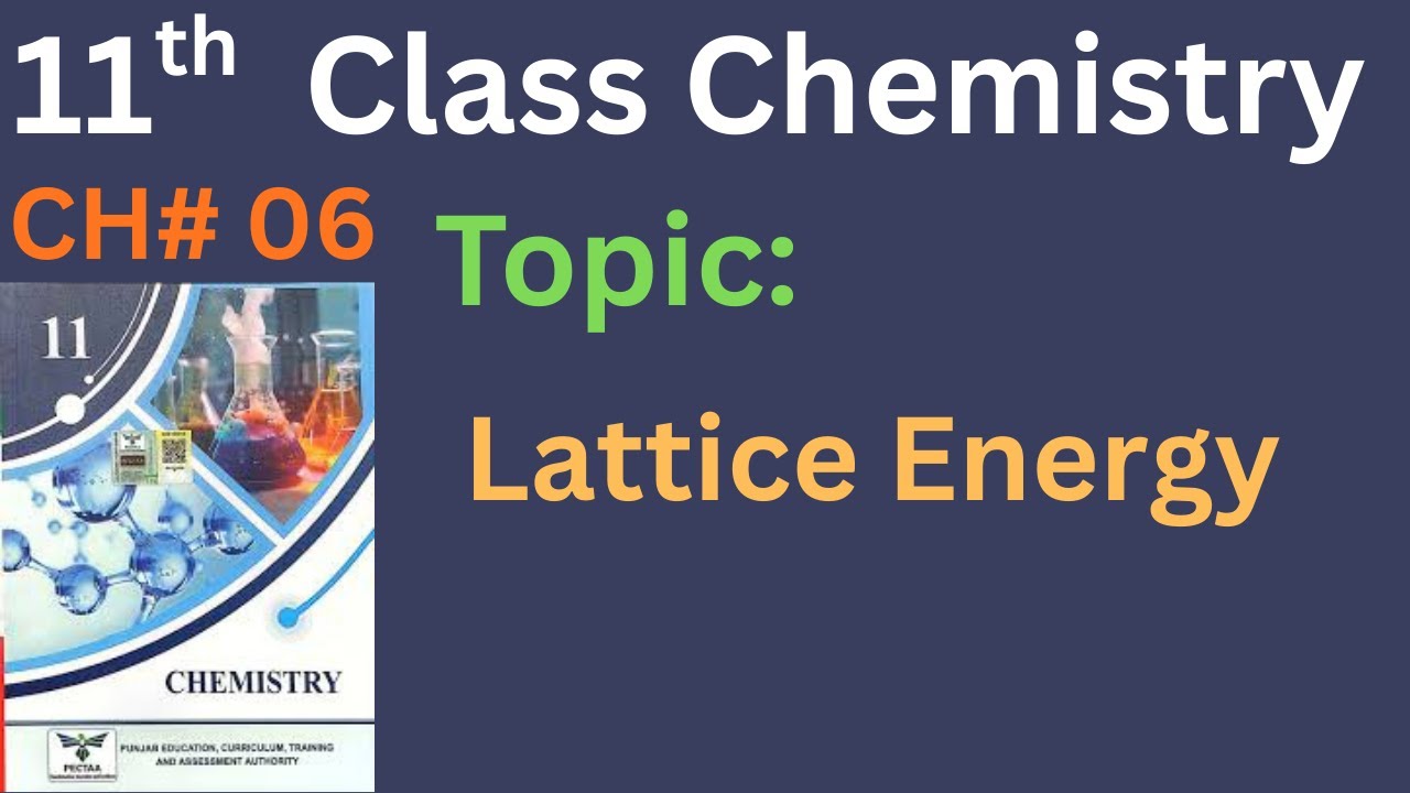 Lattice Energy | Chapter No. 6 | Class 11th Chemistry New Book | @LearnChemistrybyAQ