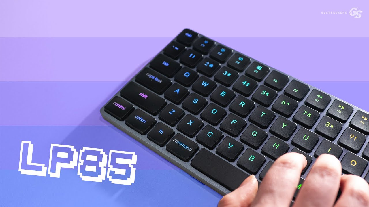 Vissles LP85: Apple Magic Keyboard but with RGB and Optical Switches