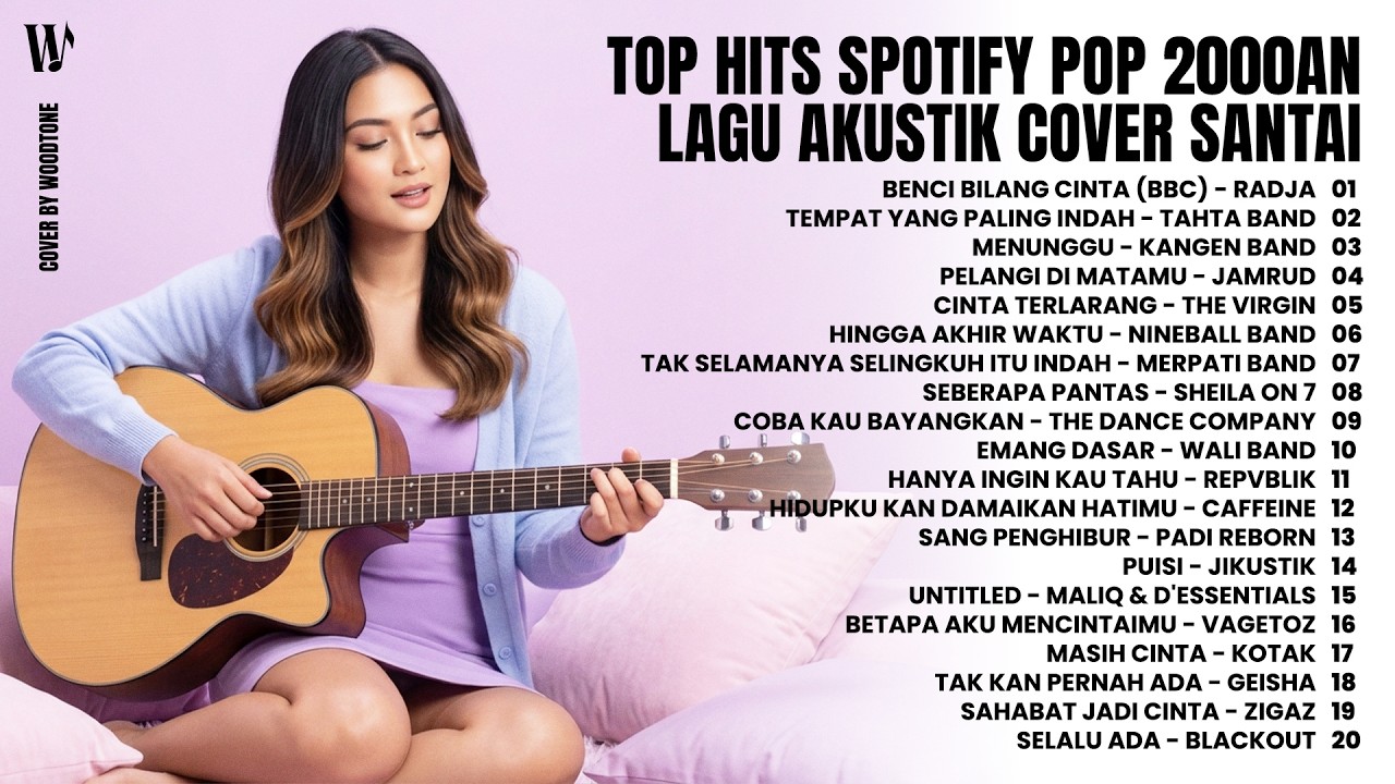TOP HITS SPOTIFY POP 2000AN | LAGU AKUSTIK CAFE SANTAI ENAK DI DENGAR