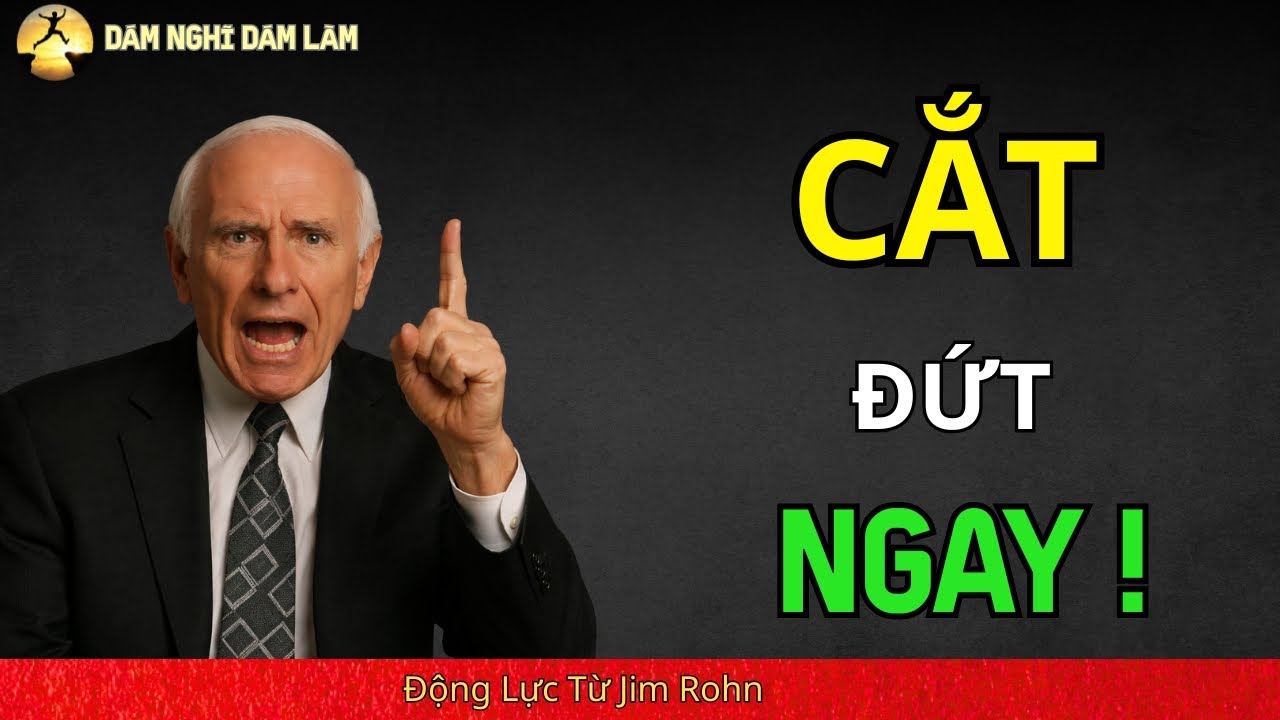 Đổi Đời Không Cần May Mắn Bạn Phải Dám CẮT ĐỨT  Động Lực Từ Jim Rohn