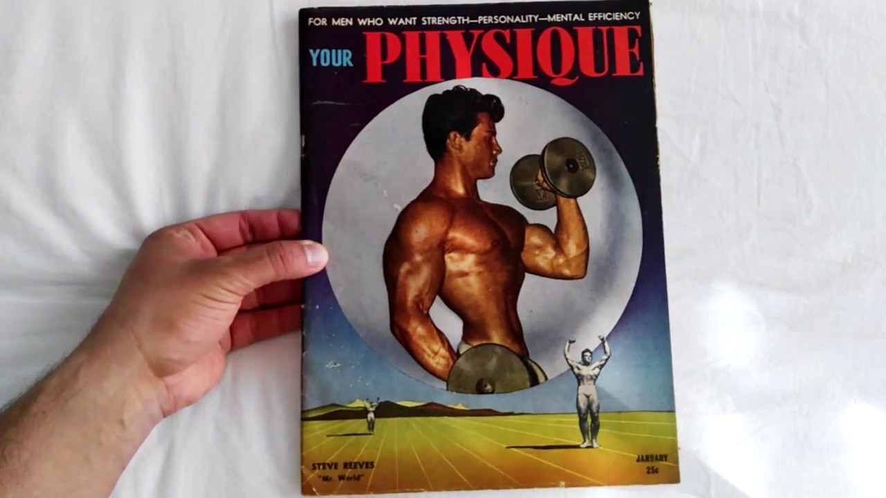 Awesome Steve Reeves cover! Alan Stephan on Chest development! Jack LaLanne! Your Physique Jan 1948!