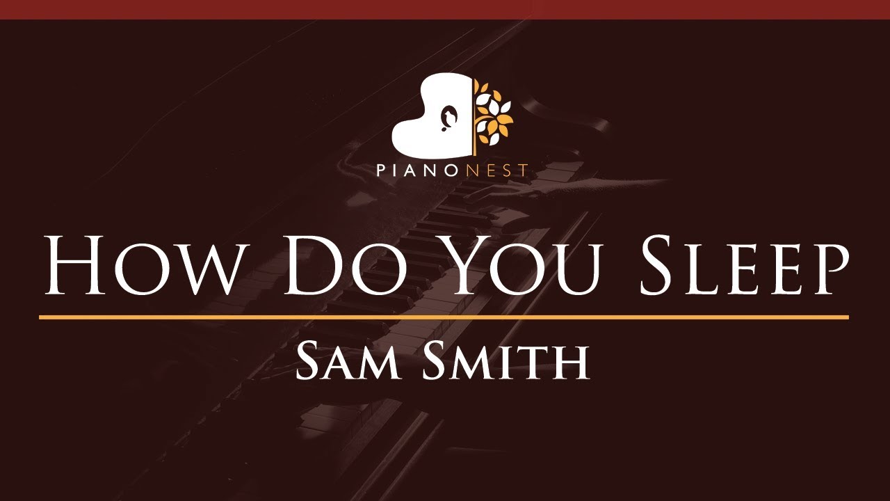 Sam Smith - How Do You Sleep - HIGHER Key (Piano Karaoke / Sing Along)
