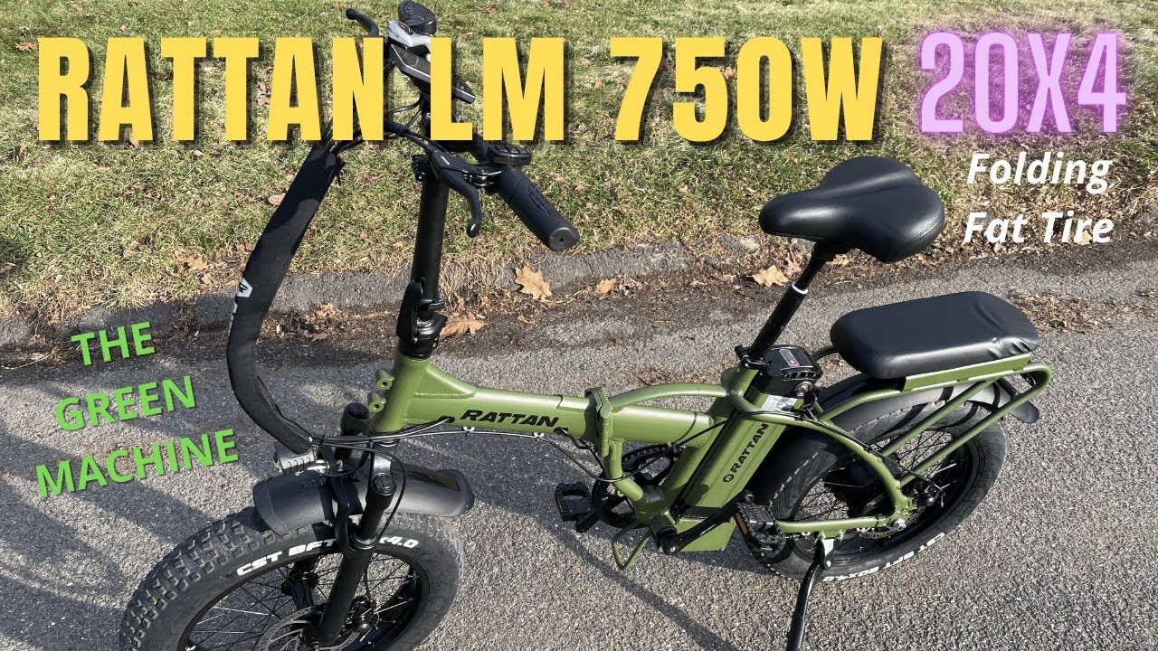Rattan LM 750W Folding Fat Tire Review - The Green Machine