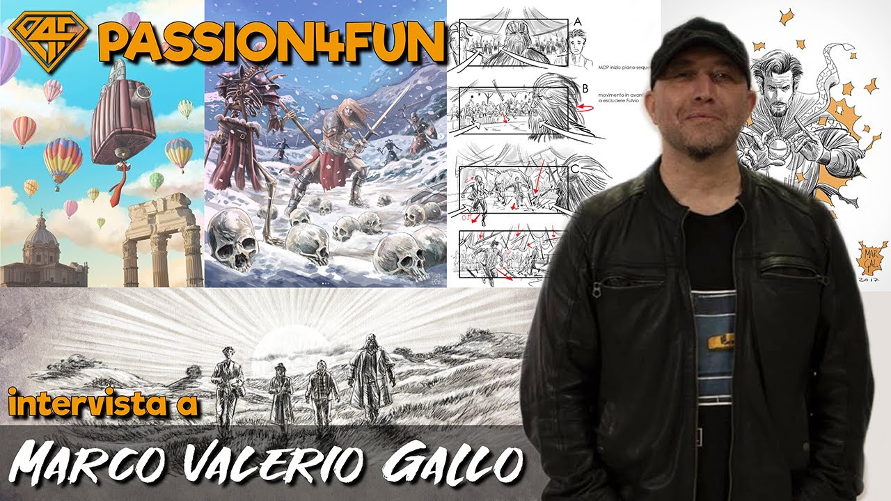 Passion4Fun intervista Marco Valerio Gallo - disegnatore, storyboard artist ed illustratore