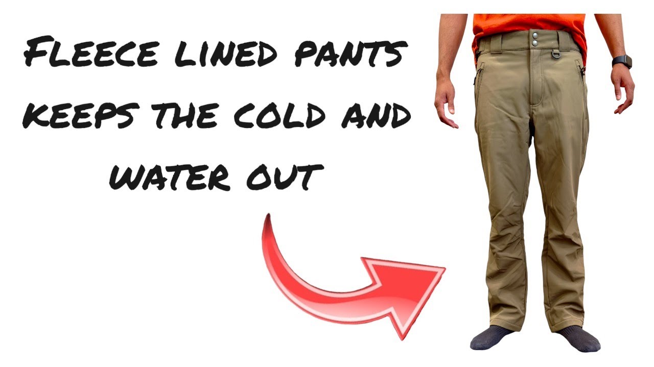 Outdoor Ventures Men's Lite Waterproof Windproof Fleece Lined Warm Hiking Ski Snow Pants Review