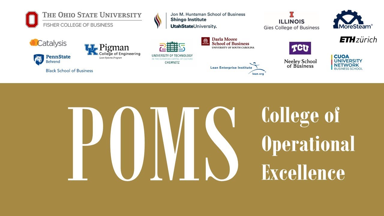 POMS COE webinar: Agile for Operational Excellence Beyond Software Development