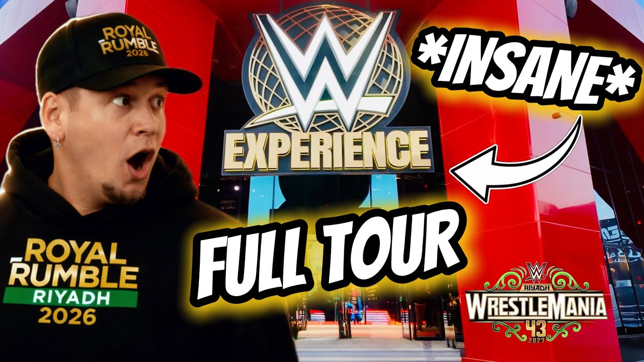 WWE Experience Tour & SmackDown in Saudi Arabia! | Riyadh Vlog Day 2
