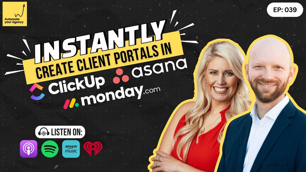 Instantly Create Client Portals in ClickUp, Asana, and Monday!