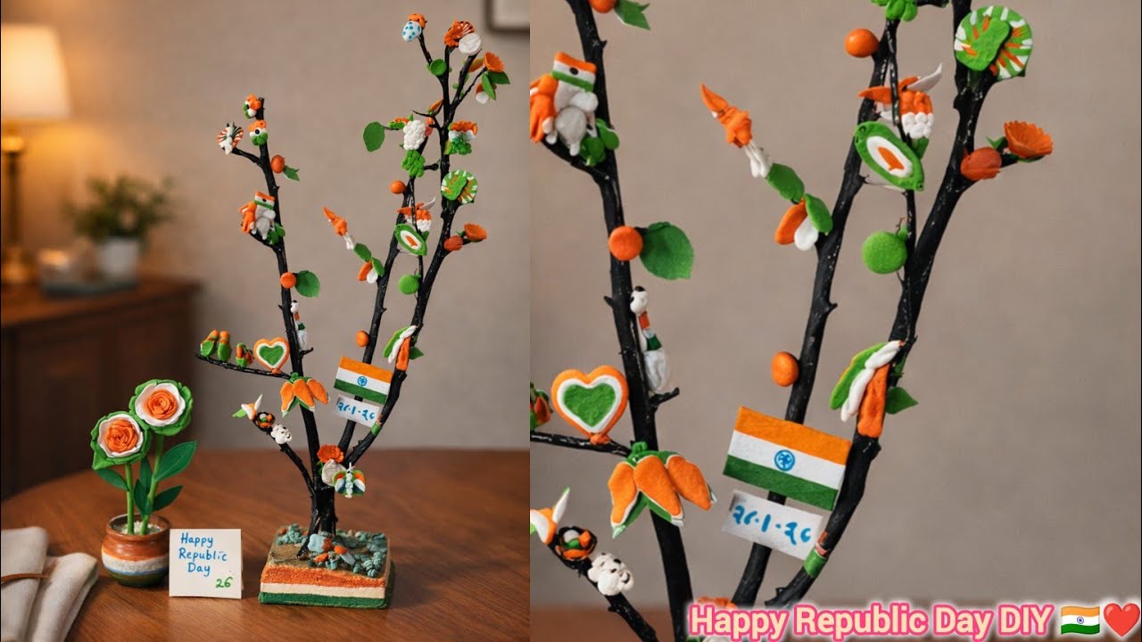 Tri colour two ✌Diy, 🌳and 🍯