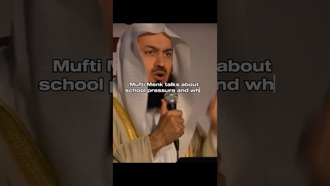 Brown Parents, Stop Pressuring Your Kids &ndash; Mufti Menk on EXAM Stress #islamicreminder #exams #fyp