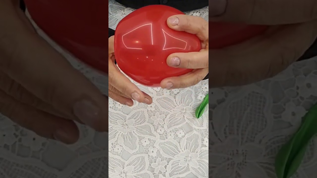 [풍선아트][balloon art] [balloon tutorial][2023][DIY]How to make 'Apple' balloon tutorial 사과풍선
