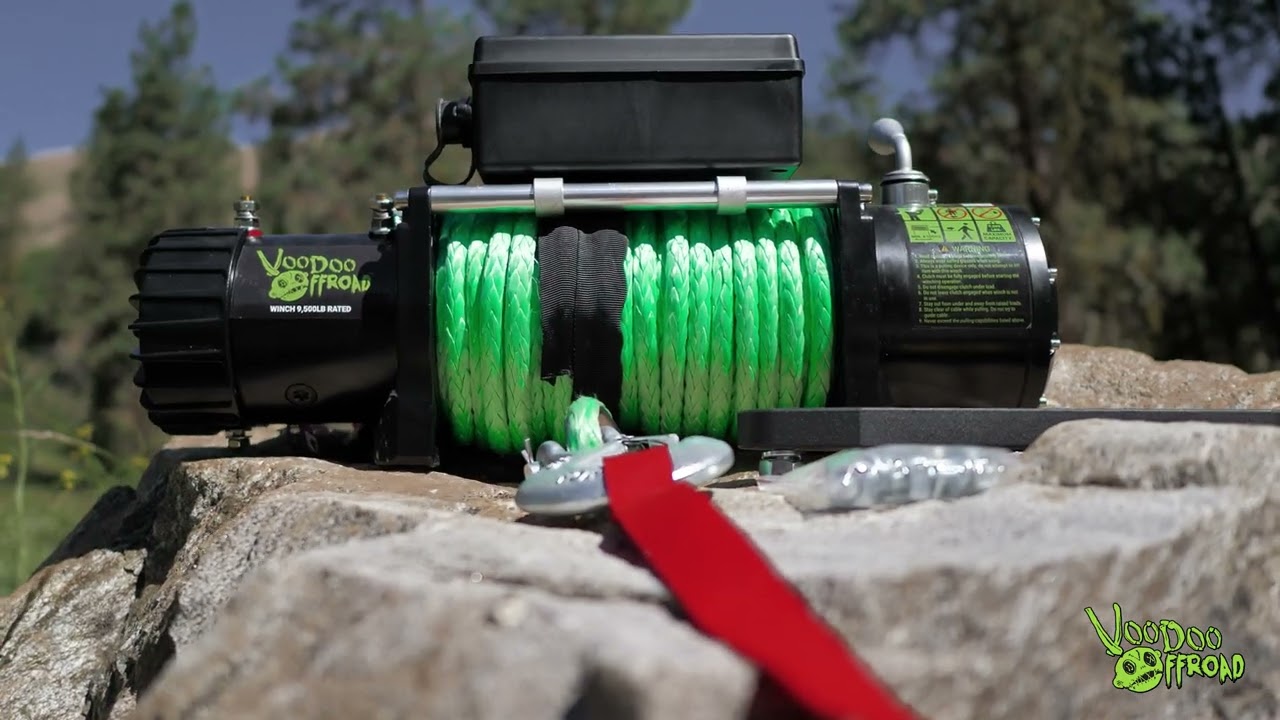 The Voodoo Offroad Summoner - 9500LB Winch with Synthetic Rope
