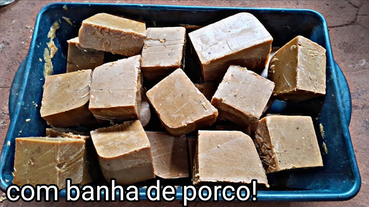 Como fazer sabão com gordura de porco 🐷 
