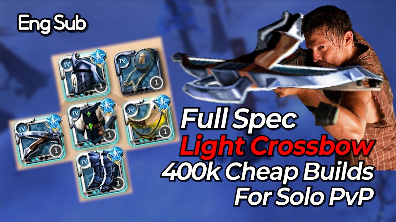 Full Spec 4.2 Light Crossbow Solo PvP in Outlands | Albion Online | Solo Roaming