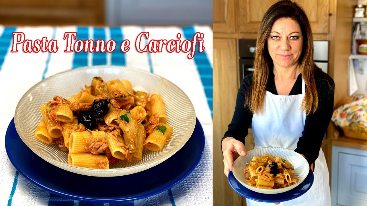 PASTA TONNO e CARCIOFI in 10 minuti!! 😋 TUNA PASTA and artichokes in 10 minutes!!