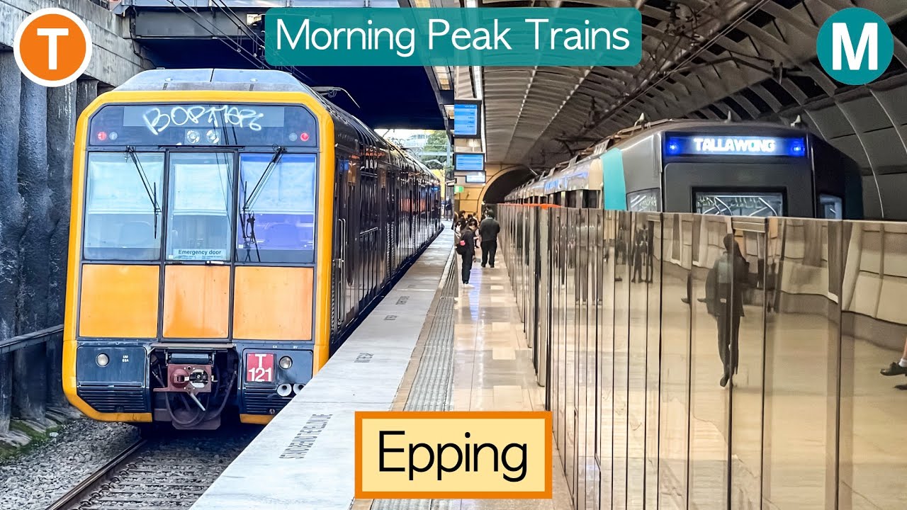 Transport for Sydney Vlog 843: Epping Station - Morning Peak Trains Part 2