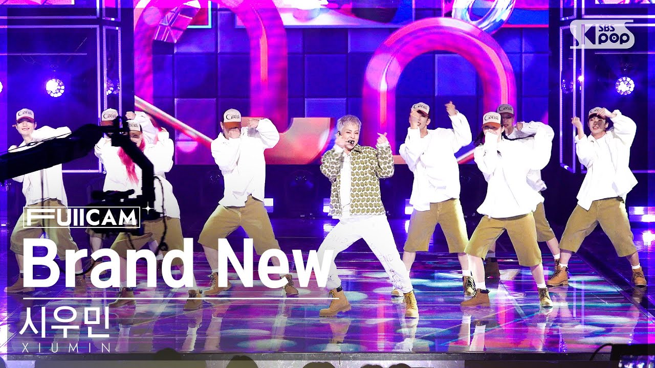 [안방1열 풀캠4K] 시우민 'Brand New' (XIUMIN FullCam)│@SBS Inkigayo 221009