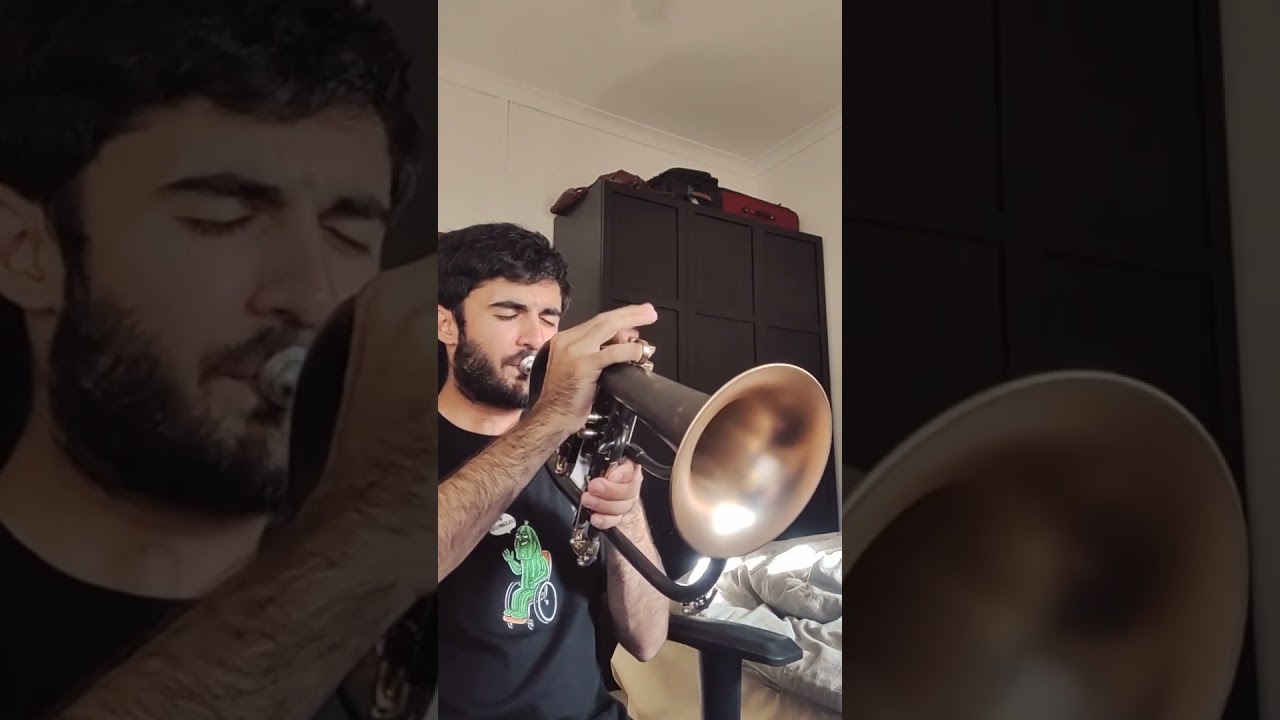 Harrison Smith plays his new Magnus flugelhorn made by Martin Böhme