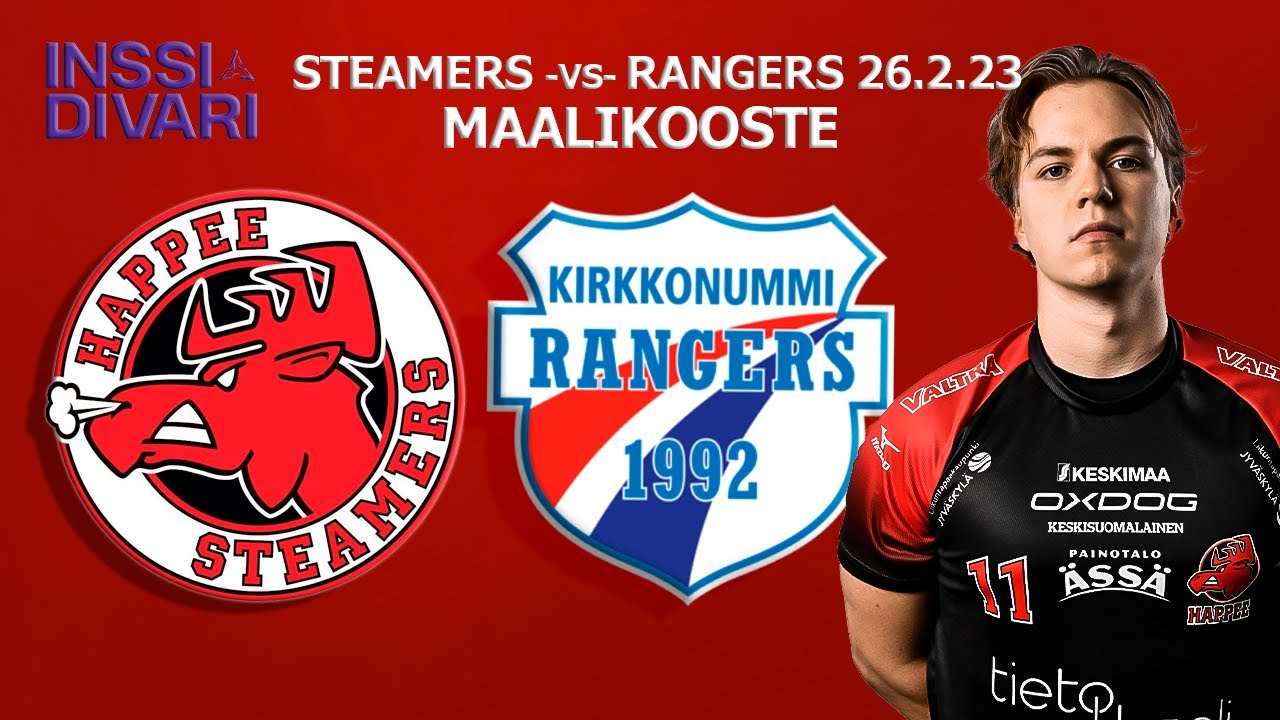 Happee Steamers vs Rangers 26.2.2023 | #Inssidivari #Floorball