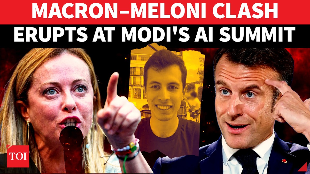 ’Stay In Your Yard’: Macron, Meloni FIGHT At Delhi AI Summit; Shocking Scenes Caught On Cam