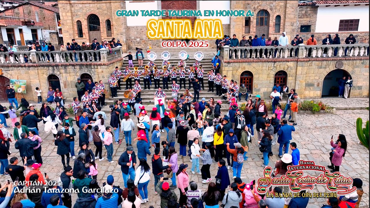 🎺🎶𝐁𝐀𝐍𝐃𝐀 𝐈𝐍𝐓𝐄𝐑𝐍𝐀𝐂𝐈𝐎𝐍𝐀𝐋 𝐒𝐀𝐍𝐓𝐀 𝐂𝐄𝐂𝐈𝐋𝐈𝐀 𝐃𝐄 𝐂𝐀́𝐓𝐀𝐂 - MIX HUAYNOS HUARACINOS (Plaza de Chacas)