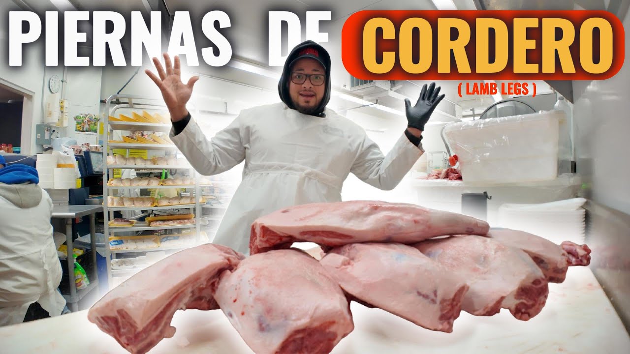 ASI SE TRABAJAN LAS PIERNAS DE CORDERO COMO UN CARNICERO PROFECIONAL