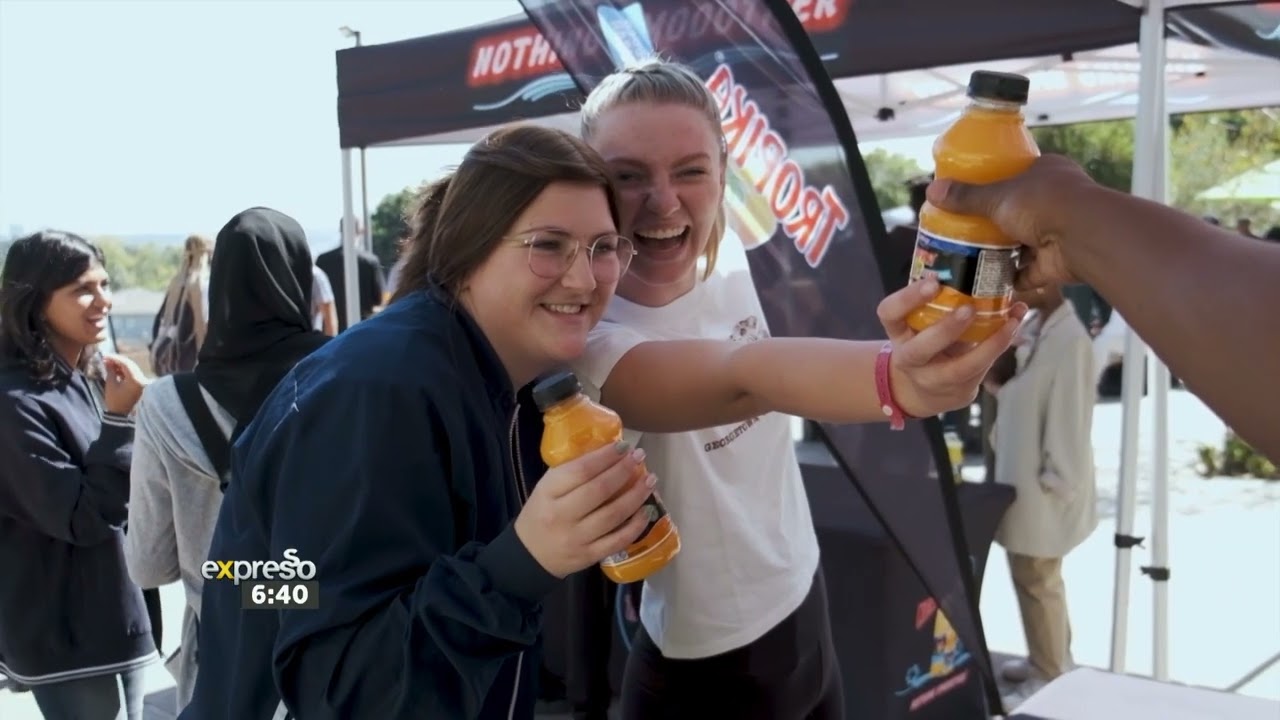 Kuhle visits Varsity College, Sandton to find out students favourite Tropika Zero Flavour